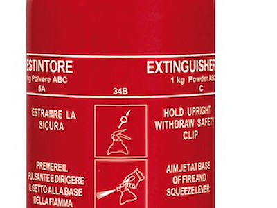Estintore 1 Kg 5A 34 B C senza manometro 