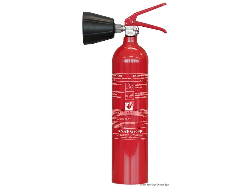 Estintore omologato MED