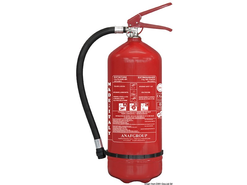 Estintore omologato MED
