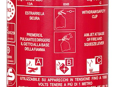 Estintore omologato MED