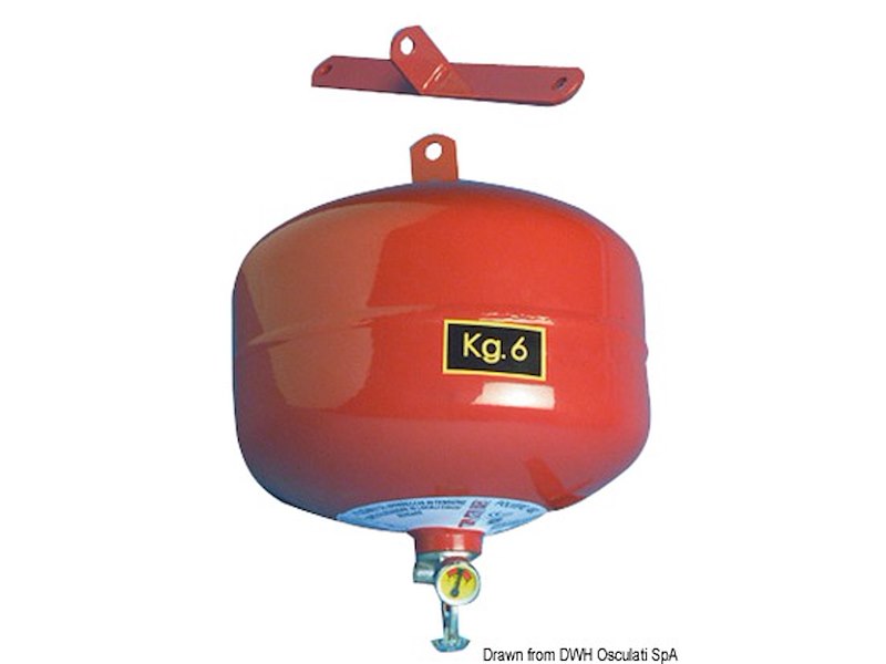 Estintore automatico a pioggia di polvere categorie A B C