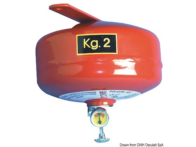 Estintore automatico a pioggia di polvere categorie A B C