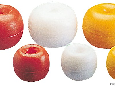 Boa in polietilene con foro passante