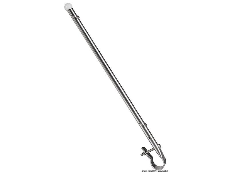 Asta portabandiera inox 400 mm 