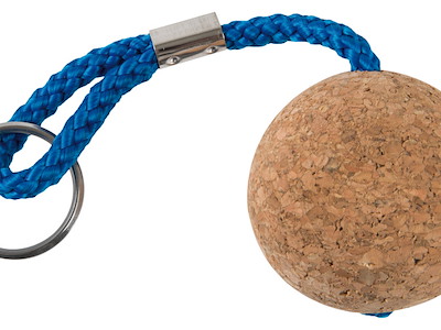 Portachiave galleggiante in sughero