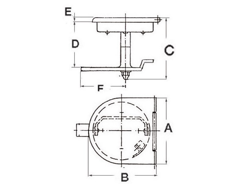 Chiusura boccap. inox115x110 