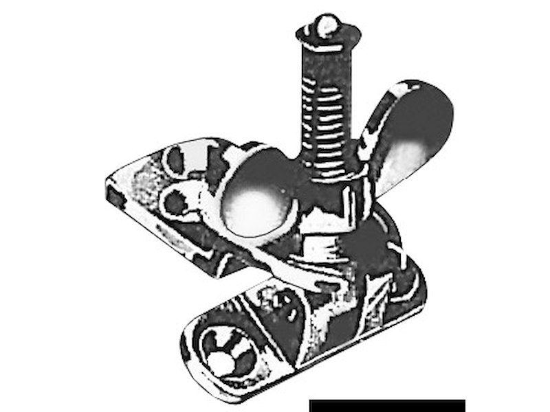 Galletto fermaoblò ottone cromato 