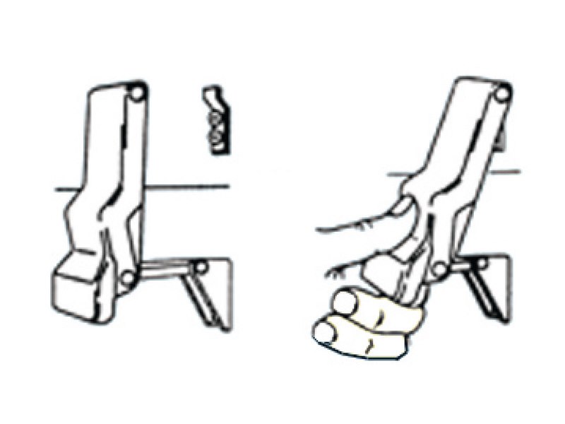 Chiusura antivibrante per gavoni
