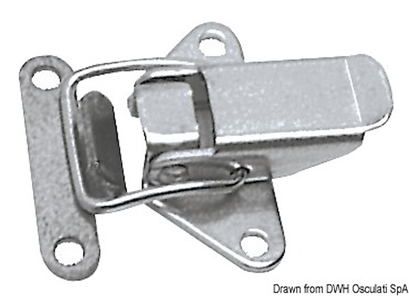 Chiusura a leva inox 52mm 