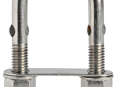 Cavallotto ad U in tondino pizzicato