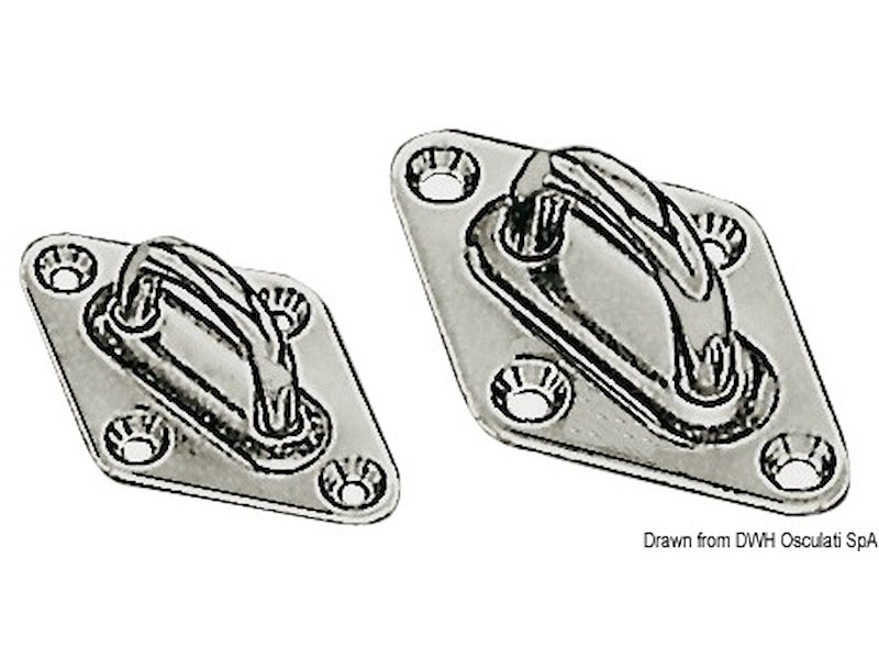 Basetta romboidale con ponticello