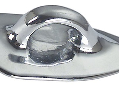 Anello parabordi bronzo cromato 80x35x25 mm 