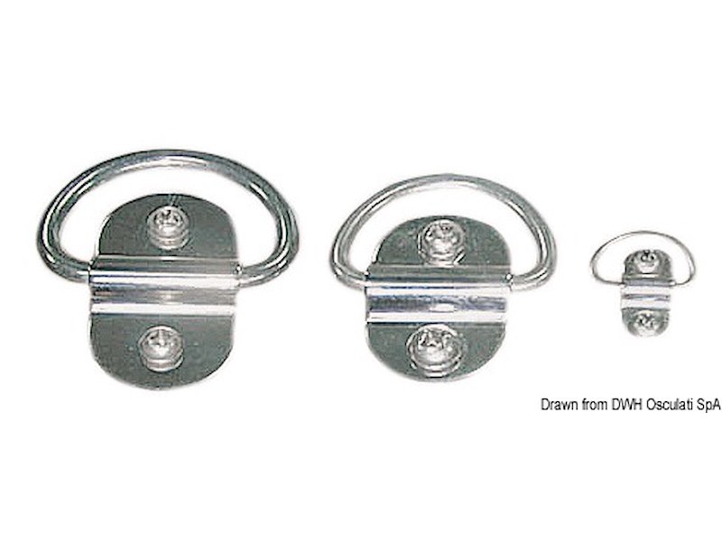 Mezzo anello snodato su piastra