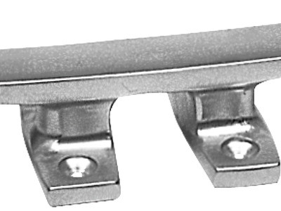 Bitta in lega con quattro fori di fissaggio