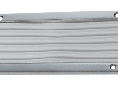 Pedana ottone cromato 230x80 mm 