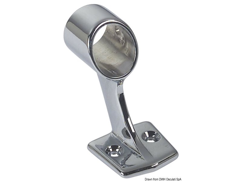 Supporto corrimano a base rettangolare