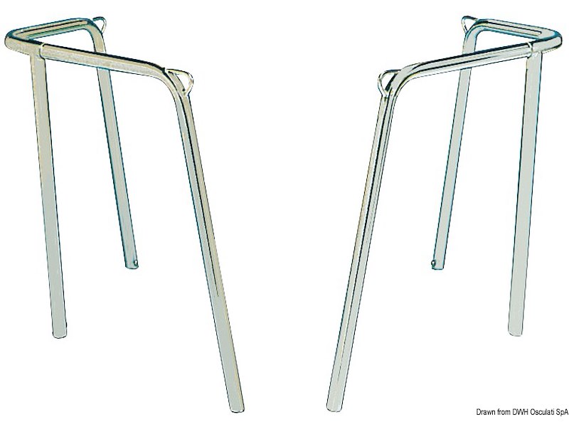 Pulpito poppa inox 35x40x45 cm 2 parti 