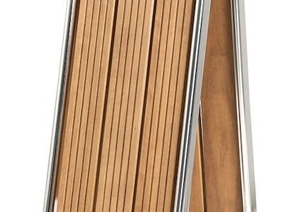 Passerella pieghevoli in acciaio inox lucidato a specchio