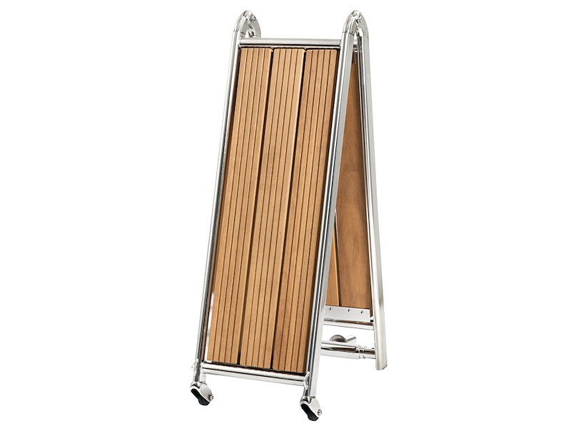 Passerella pieghevoli in acciaio inox lucidato a specchio