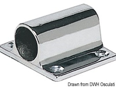 Boccola laterale ottone cromato 25 mm 