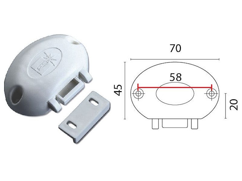 SCROCCHETTO OVAL ANTIVIBRANTE