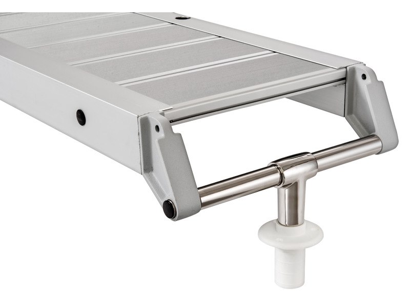 Passerella in alluminio con montanti maggiorati