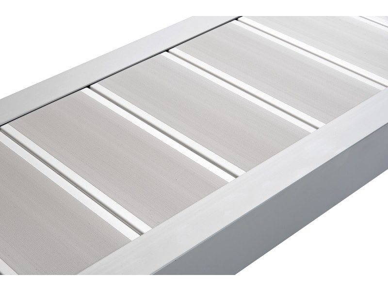 Passerella in alluminio con montanti maggiorati