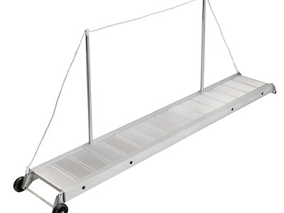 Passerella in alluminio con montanti maggiorati