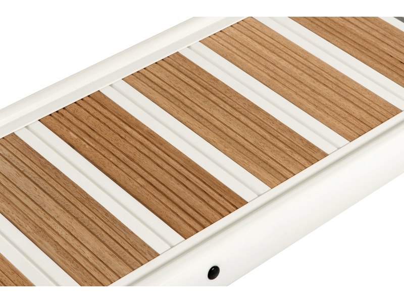 Passerella pieghevole in lega con inserti