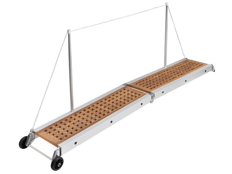 Passerella pieghevole 210 cm lega leggera 