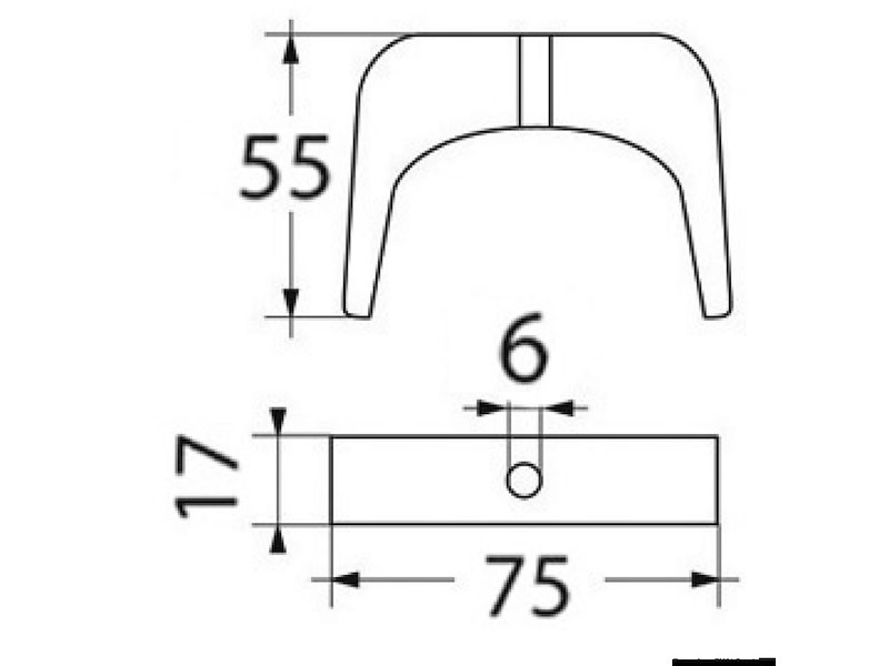 Anodo Cavallotto Selva 40/60 HP 