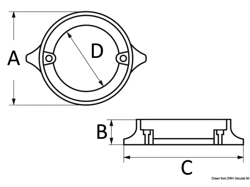 Anodo per VOLVO Penta Duo Prop