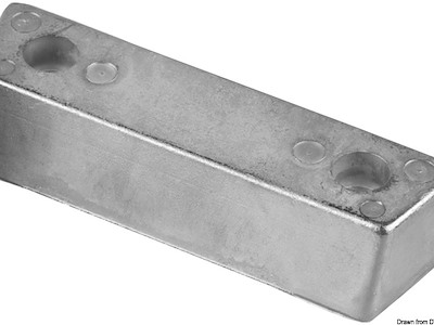 Anodo base piede per Duo Prop