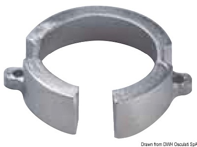 Anodo supporto asse elica