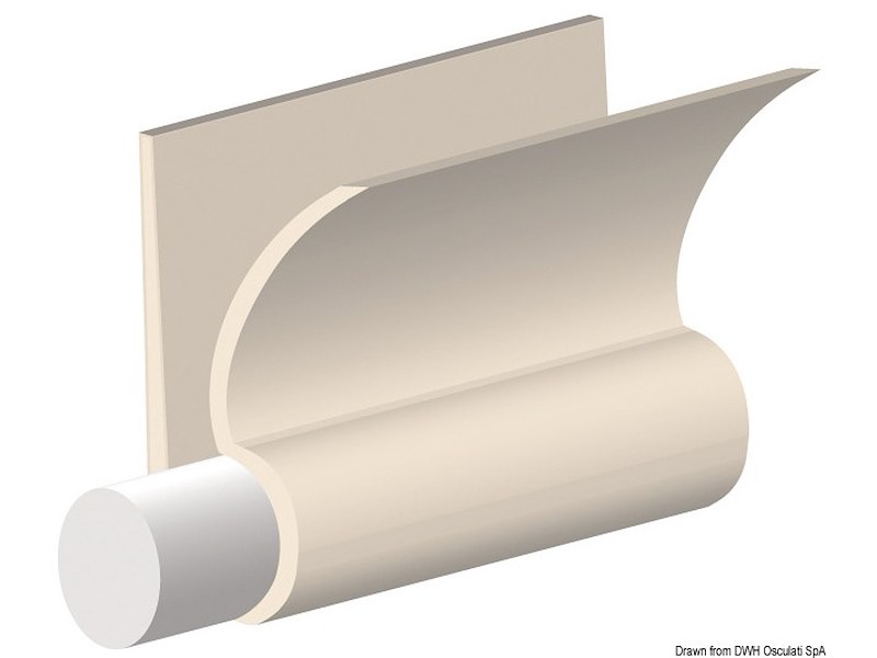 Canalina per fissaggio tendalini, capottine e cuscini