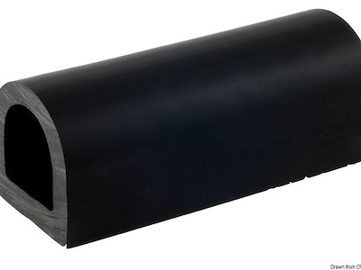 Profilo PVC nero 70 x 70 mm  (barra 2 m) 