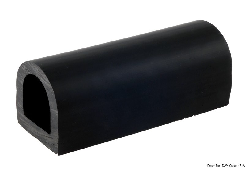 Profilo PVC nero 70 x 70 mm  (barra 2 m) 