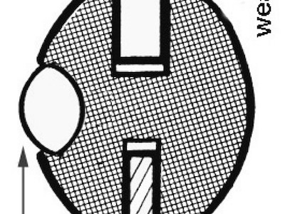 Profilo per finestrini 26 x 20 mm 