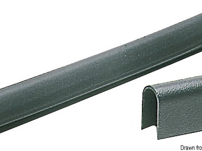 Parabordo per montaggio su scafi con giunzione a labbro