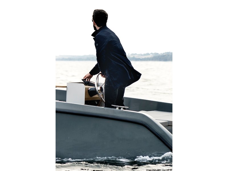 Parabordo per montaggio su scafi con giunzione a labbro