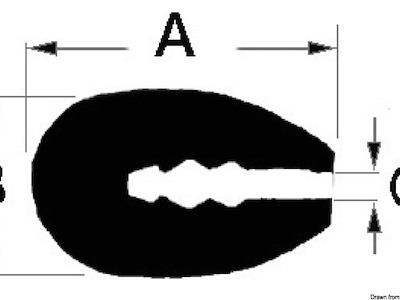 Profilo per bordatura vetroresina, legno, metallo