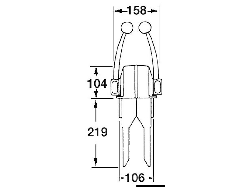Comando monoleva in lega pressofusa e cromate