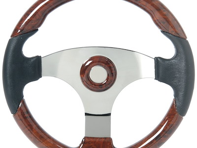 Volante Technic nero/radica 