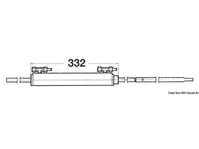 Pistone idraulico motori entro-fuoribordo