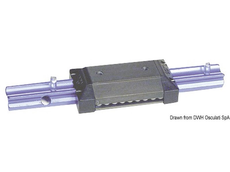 Carrello su sfere per apertura tettucci e porte scorrevoli
