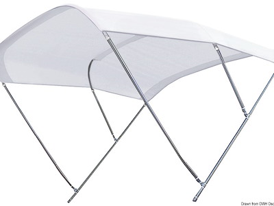 Capottina parasole smontabile TESSILMARE Shade Master SS