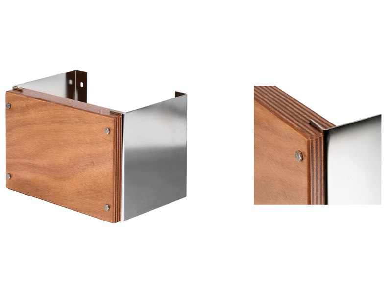 Supporto inox fissaggio a parete 12 HP 