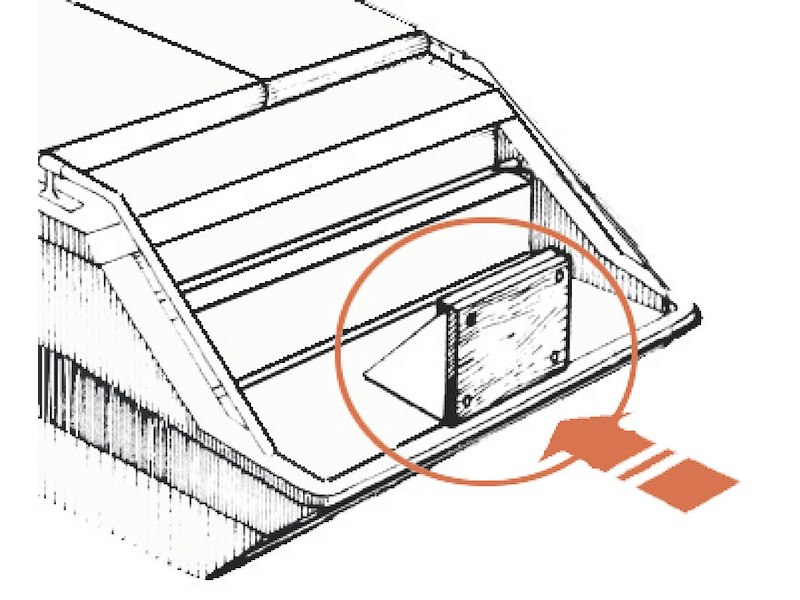 Supporto motore fissaggio su piano 