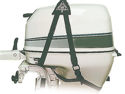 Imbragatura di sollevamento per motori fuoribordo