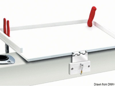 Piano di lavoro Magma 51 x 41 cm 